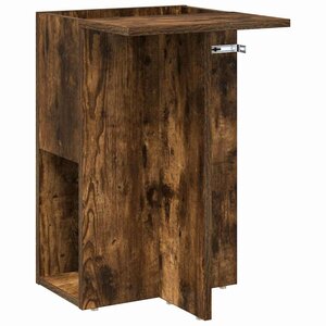 vidaXL Table d'appoint Chêne fumé 35 x 40 x 55 cm Bois d'ingénierie