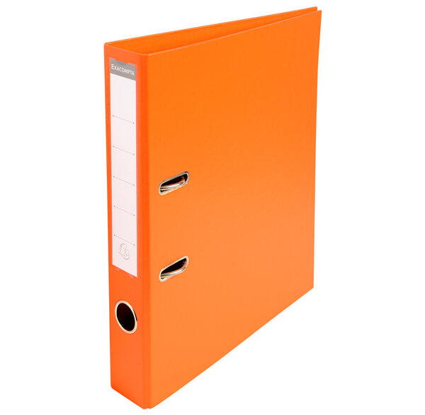 Classeur à levier PVC A4 dos de 50mm - Orange EXACOMPTA