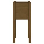 vidaXL Jardinière d'extérieur Marron miel 31x31x70 cm Bois de pin
