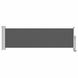 vidaXL Auvent latéral 100 polyester fer acier
