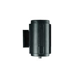Tête de poteau de guidage à sangle noir - finition noir mat -  - aluminium x115mm
