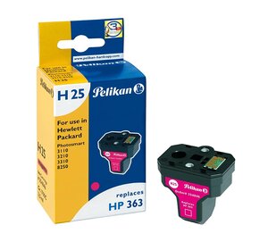 H25 cartouche jet d'encre compatible avec oem c8772ee 363 magenta pelikan printing