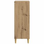 vidaXL Buffet Chêne artisanal 33 x 34 5 x 90 cm Bois d'ingénierie