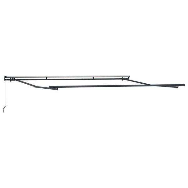 vidaXL Auvent Anthracite 4 × 3 m Métal