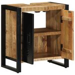 vidaXL Cabinet de Salle de Bain Marron Bois de manguier massif