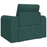 vidaXL Canapé-Lit Vert foncé 98 x 71 x 83 cm Velours