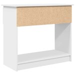 vidaXL Table console avec tiroirs blanc 85 5x38 5x74 5 cm