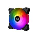 XIGMATEK Galaxy III Essential BX120 ARGB Noir (Pack 3) - Ventilateur 120mm A-RGB pour boitier PC