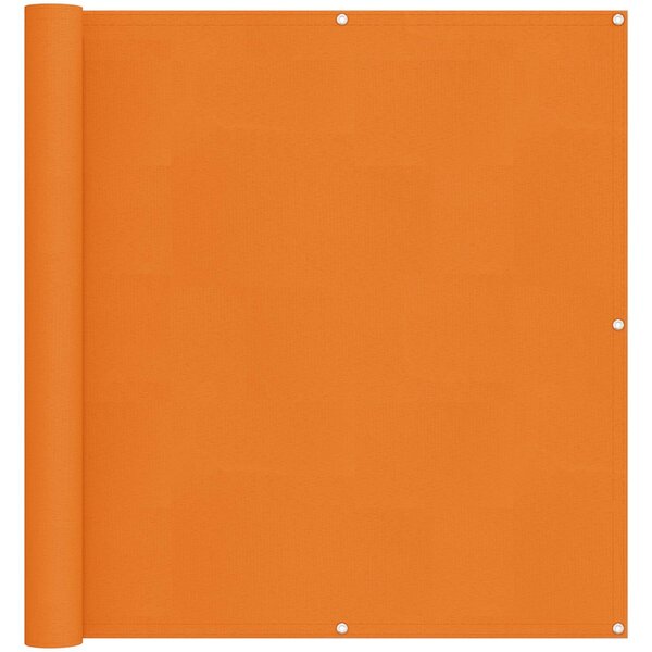 vidaXL Écran de balcon 110 x 700 cm Tissu Oxford Rectangulaire Orange