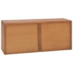 vidaXL Meuble TV 90x30x40 cm Bois de teck massif