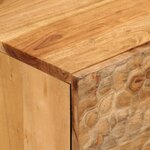 vidaXL Armoire latérale 80x33x75 cm bois massif d'acacia