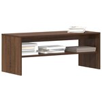 vidaXL Meuble TV Chêne marron 100x40x40 cm Bois d'ingénierie