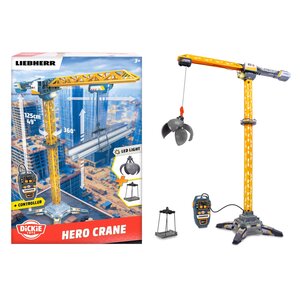 Dickie 203729027 - Grue Liebherr Hero Crane