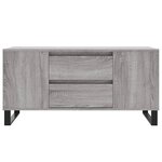 vidaXL Table basse sonoma gris 102x44 5x50 cm bois d'ingénierie
