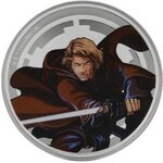 Pièce de monnaie en Argent g 31.1 (1 oz) Millésime Good and Evil OBI-WAN KENOBI VS ANAKIN SKYWALKER