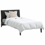 vidaXL Duvet d'été simple avec oreiller 2 Pièces Blanc Plume de canard