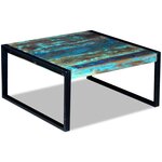 vidaXL Table basse Bois de récupération massif 80x80x40 cm