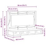 Cabinet Miroir LED vidaXL en Chêne Noir - 90x31.5x62 cm
