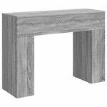 vidaXL Table basse Sonoma gris 102 x 35 x 75 cm Bois d'ingénierie