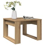 vidaXL Table d'appoint chêne artisanal 50x50x35 cm bois d'ingénierie
