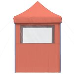 vidaXL Tente de fête Terre cuite 200 x 200 x 306 cm Tissu Oxford