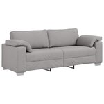 vidaXL Canapé 2 Pièces Gris nuage 219 x 80 x 82 cm tissu