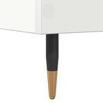 vidaXL Cadre de lit Blanc 80 x 200 cm Bois d'ingénierie