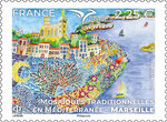 Timbre - Euromed - Mosaïques traditionnelles en Méditerranée - Marseille - International