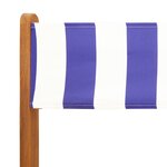 vidaXL Chaises de jardin pliantes lot de 8 tissu et bois massif