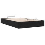vidaXL Cadre de lit ottoman sans matelas noir 120x200 cm velours