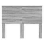 vidaXL Tête de lit Gris Sonoma 120 cm Bois d'ingénierie