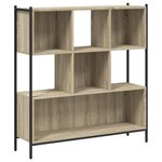 vidaXL Bibliothèque chêne sonoma 102x28x172 cm bois d'ingénierie