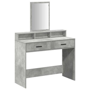 vidaXL Table de Toilette Gris béton 100 x 41 x 140 cm