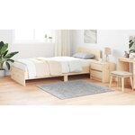 vidaXL Tapis Gris 120 x 120 cm Polypropylène