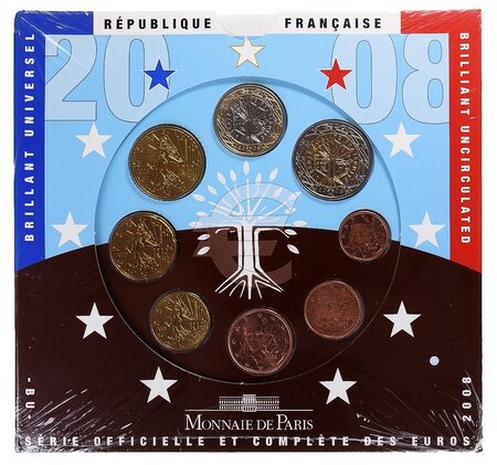 Coffret série euro BU France 2008