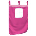 vidaXL Rideaux pour lit mezzanine avec tour rose polyester