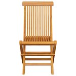 vidaXL Chaises de jardin et coussins anthracite lot de 2 Bois de teck