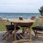 Table de jardin extensible SALAMANCA 180/240 x 90 cm