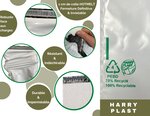 50 Enveloppes plastique opaques ECO 60 microns N°5 - 400x520mm