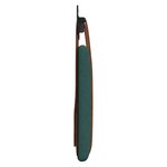 vidaXL Tête de lit suspendue Uni Vert foncé 130 x 55 x 5 cm PU antique