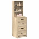 vidaXL Haut Armoire Chêne sonoma 40 x 41 x 135 cm Bois d'ingénierie