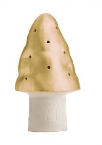 Lampe champignon petit dore