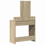 vidaXL Coiffeuse Chêne Sonoma 79 x 41 x 140 cm Bois d'ingénierie
