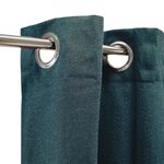 Rideau coton LOOK - Bleu intense - 140x250 cm