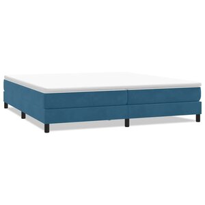 vidaXL Sommier à lattes de lit sans matelas bleu foncé 200x210cm