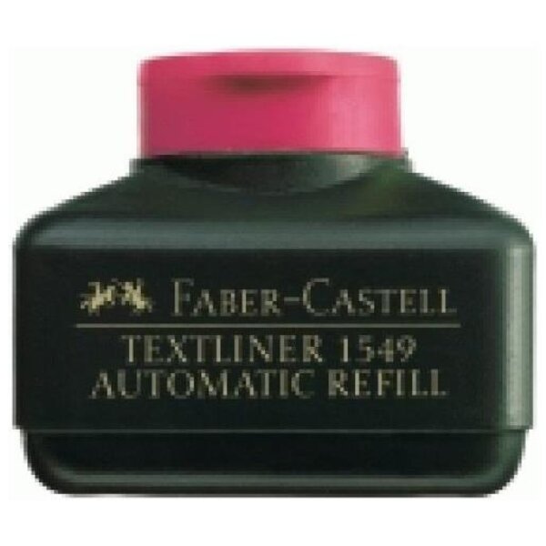 Recharge TEXTLINER REFILL 1549 pour surligneur 1546 et 1543 coloris rose FABER-CASTELL