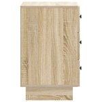 vidaXL Cabinet de chevet avec tiroir Chêne Sonoma 43 x 41 x 66 5 cm