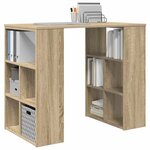 vidaXL Bureau Chêne Sonoma 90 x 50 x 75 cm Bois d'ingénierie