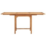 vidaXL Salon de jardin 7 Pièces Bois de teck massif