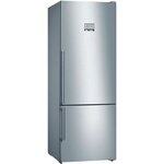 Bosch kgf56pidp réfrigérateur combiné - 480 l (375 l + 105 l)- nofrost multiairflow - hxlxp 193 x 70 x 80 cm - inox